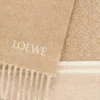 Écharpe en laine et cachemire Camel/Blanc Écharpe en laine et cachemire Camel/Blanc