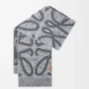 Écharpe en laine et cachemire Mélange gris