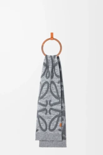 Écharpe en laine et cachemire Mélange gris
