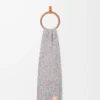 Écharpe en laine et cachemire multicolore