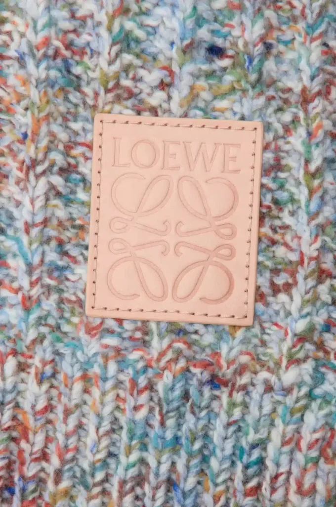 Écharpe en laine et cachemire multicolore