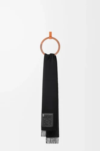 Écharpe en laine et cachemire Noir