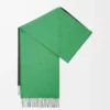 Écharpe en laine et cachemire Vert foncé/Vert