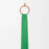 Écharpe en laine et cachemire Vert foncé/Vert
