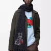 Bonnet en laine, soie et alpaga mélangés Noir chiné Bonnet en laine, soie et alpaga mélangés Noir chiné