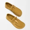 Chaussures bateau Campo en cuir de veau suédé Medium Tabacco