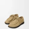 Chaussures à lacets Faro en cuir de veau suédé Sahara