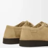 Chaussures à lacets Faro en cuir de veau suédé Sahara