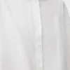 Chemise cape en coton Blanc