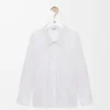 Chemise embellie en coton Blanc