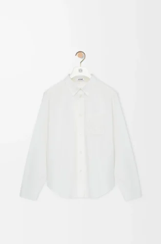 Chemise en coton blanc