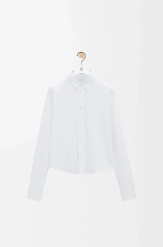 Chemise en coton blanc