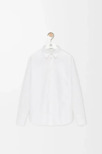 Chemise en coton blanc