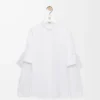 Chemise en coton blanc
