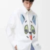 Chemise en coton blanc