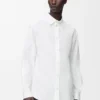 Chemise en coton blanc