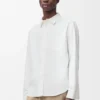 Chemise en coton blanc