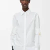 Chemise en coton blanc