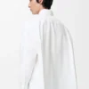 Chemise en coton blanc