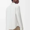 Chemise en coton blanc