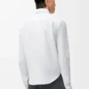 Chemise en coton blanc