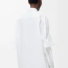 Chemise en coton blanc