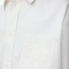 Chemise en coton blanc