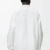 Chemise en coton blanc/multicolore