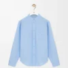Chemise en coton bleu clair Chemise en coton bleu clair