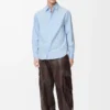 Chemise en coton bleu clair Chemise en coton bleu clair