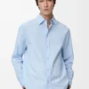 Chemise en coton bleu clair Chemise en coton bleu clair