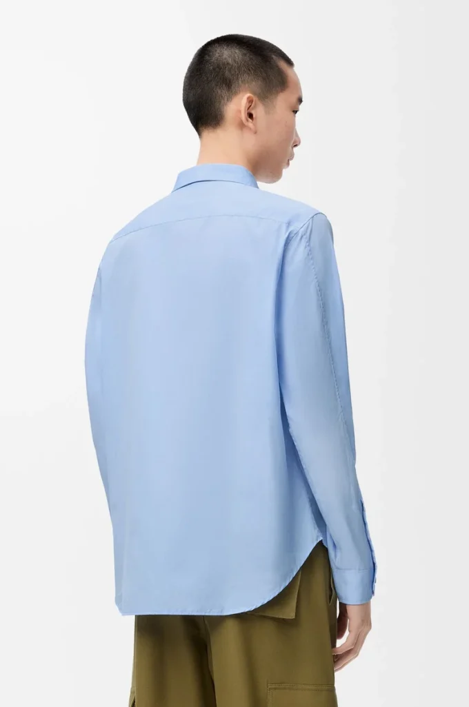 Chemise en coton bleu clair Chemise en coton bleu clair