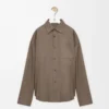 Chemise en coton kaki