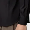 Chemise en coton noir