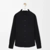 Chemise en laine Noir