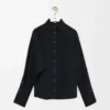 Chemise portefeuille en denim Noir