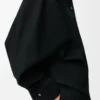 Chemise portefeuille en denim Noir