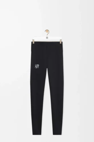 Collant actif en jersey technique noir