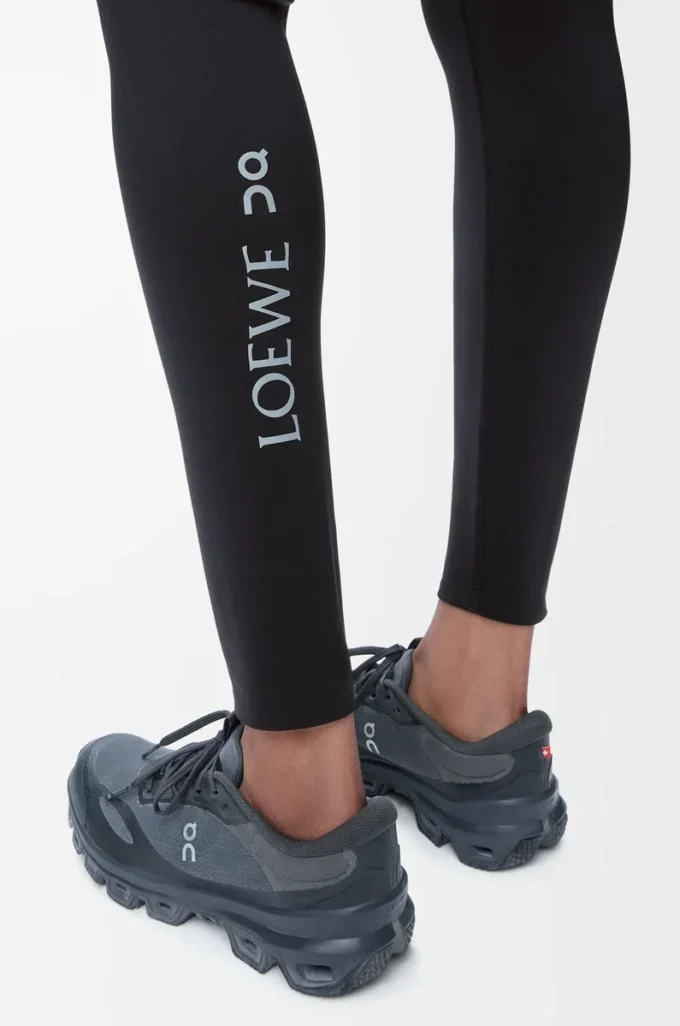 Collant actif en jersey technique noir