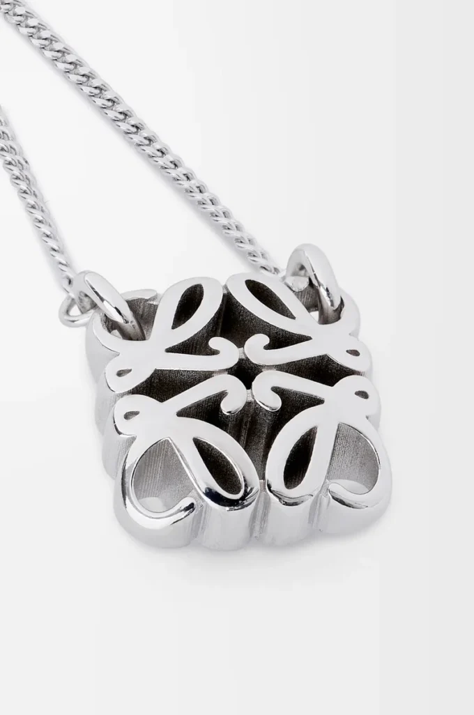 Collier Anagram Bombé en argent sterling Argent