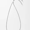 Collier Flor en argent sterling et cristaux Jaune/Argent
