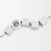 Collier Pebble Cube en argent sterling Argent