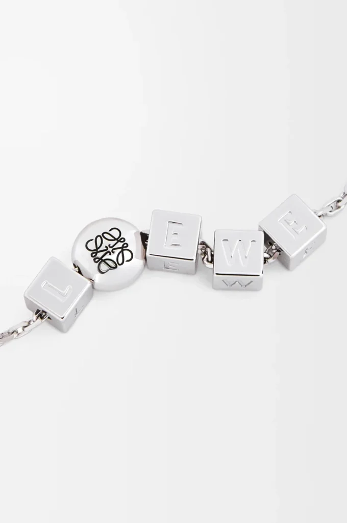 Collier Pebble Cube en argent sterling Argent