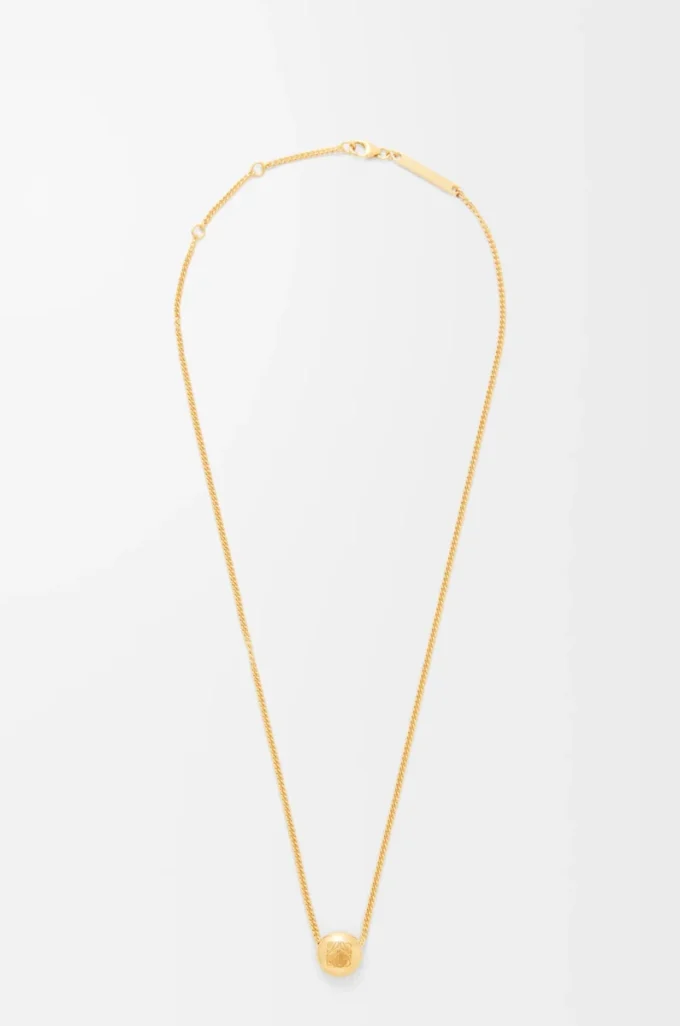 Collier Pebble en argent sterling Or