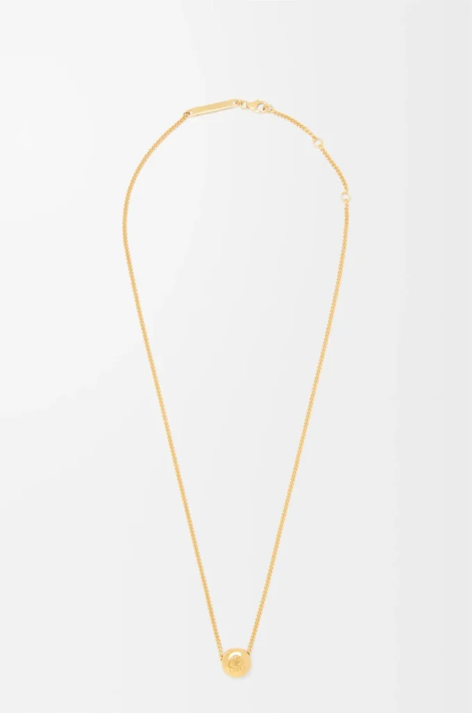 Collier Pebble en argent sterling Or