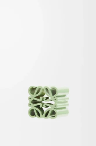 Cube anagramme en laiton Jade