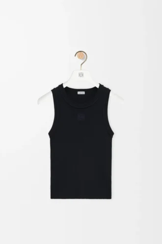 Débardeur Anagram en viscose stretch noir