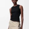 Débardeur Anagram en viscose stretch noir Débardeur Anagram en viscose stretch noir