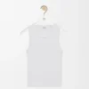 Débardeur Anagramme en viscose stretch Blanc Débardeur Anagramme en viscose stretch Blanc