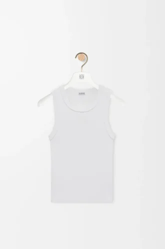 Débardeur Anagramme en viscose stretch Blanc